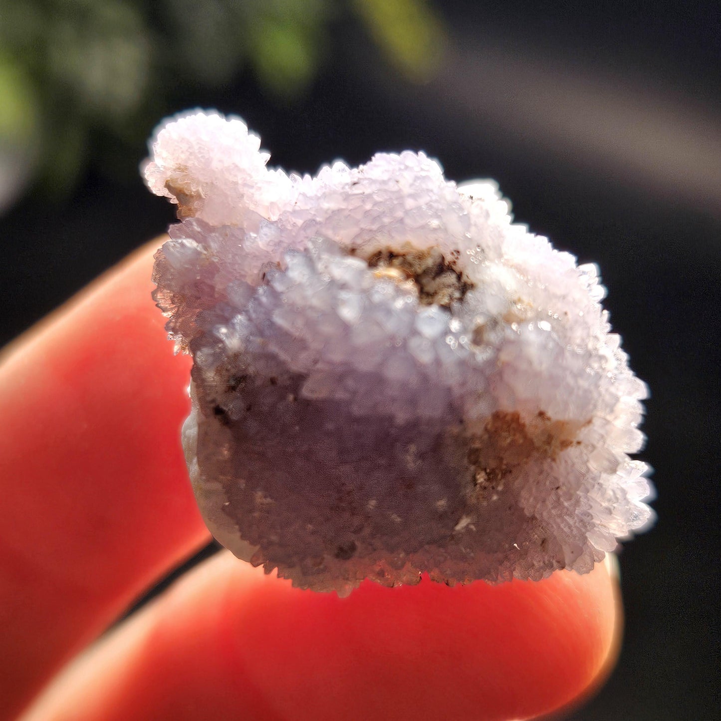 Purple Creedite Crystal Cluster, Rare Violet Creedite Specimen