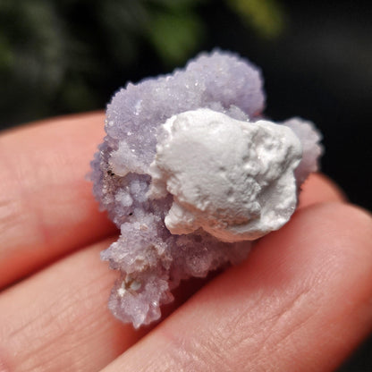 Purple Creedite Crystal Cluster, Rare Violet Creedite Specimen