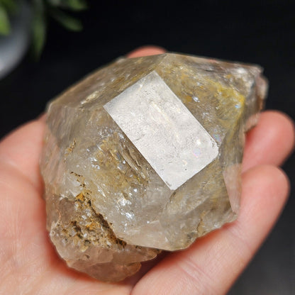 Skeletal Herkimer Diamond Quartz 152.27g, Growth Interference Terminated Herkimer Crystal from New York