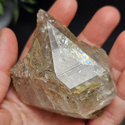 Skeletal Herkimer Diamond Quartz 152.27g, Growth Interference Terminated Herkimer Crystal from New York