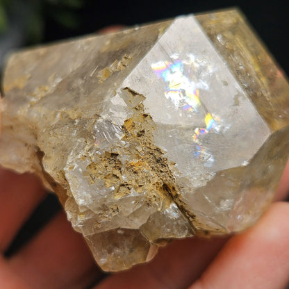 Skeletal Herkimer Diamond Quartz 152.27g, Growth Interference Terminated Herkimer Crystal from New York