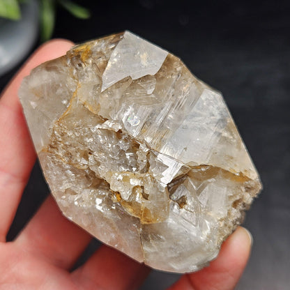 Skeletal Herkimer Diamond Quartz 151.08g, Etched Herkimer Crystal from New York