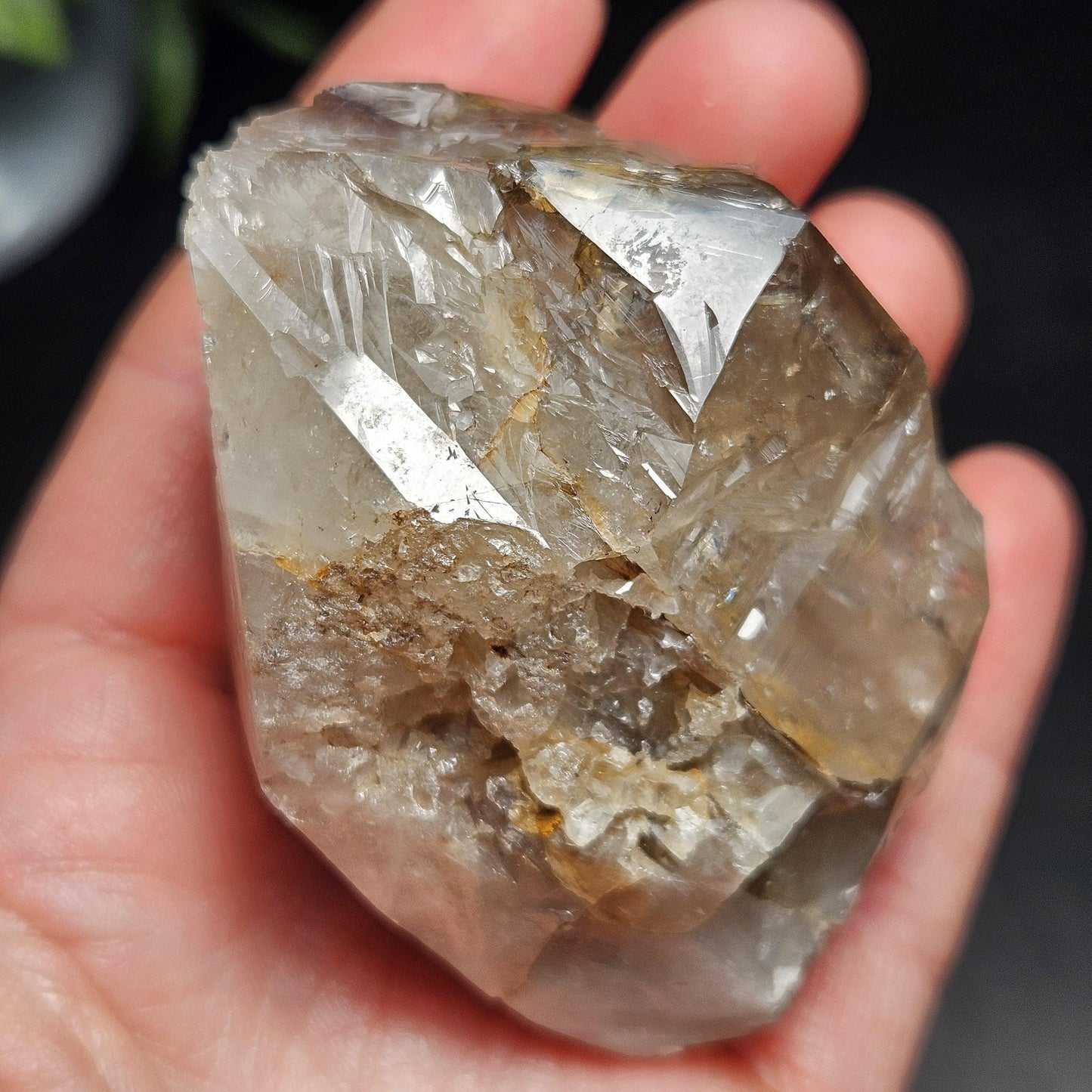 Skeletal Herkimer Diamond Quartz 151.08g, Etched Herkimer Crystal from New York