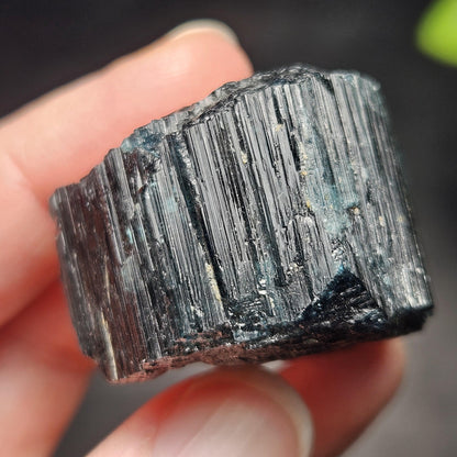 Blue Tourmaline Crystal 47.67g, Indicolite Specimen from Brazil, Blue Indicolite Crystal, Bicolor Tourmaline