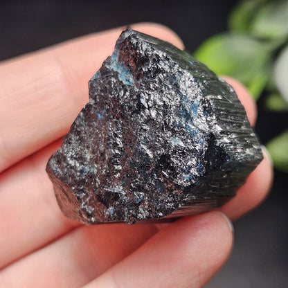 Blue Tourmaline Crystal 47.67g, Indicolite Specimen from Brazil, Blue Indicolite Crystal, Bicolor Tourmaline