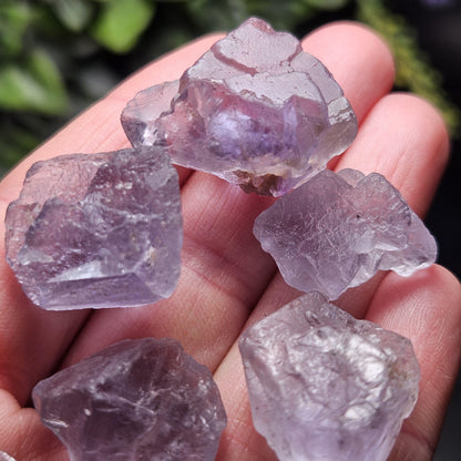 Himalayan Purple Fluorite Crystal, Raw Blue Purple Fluorite Specimen