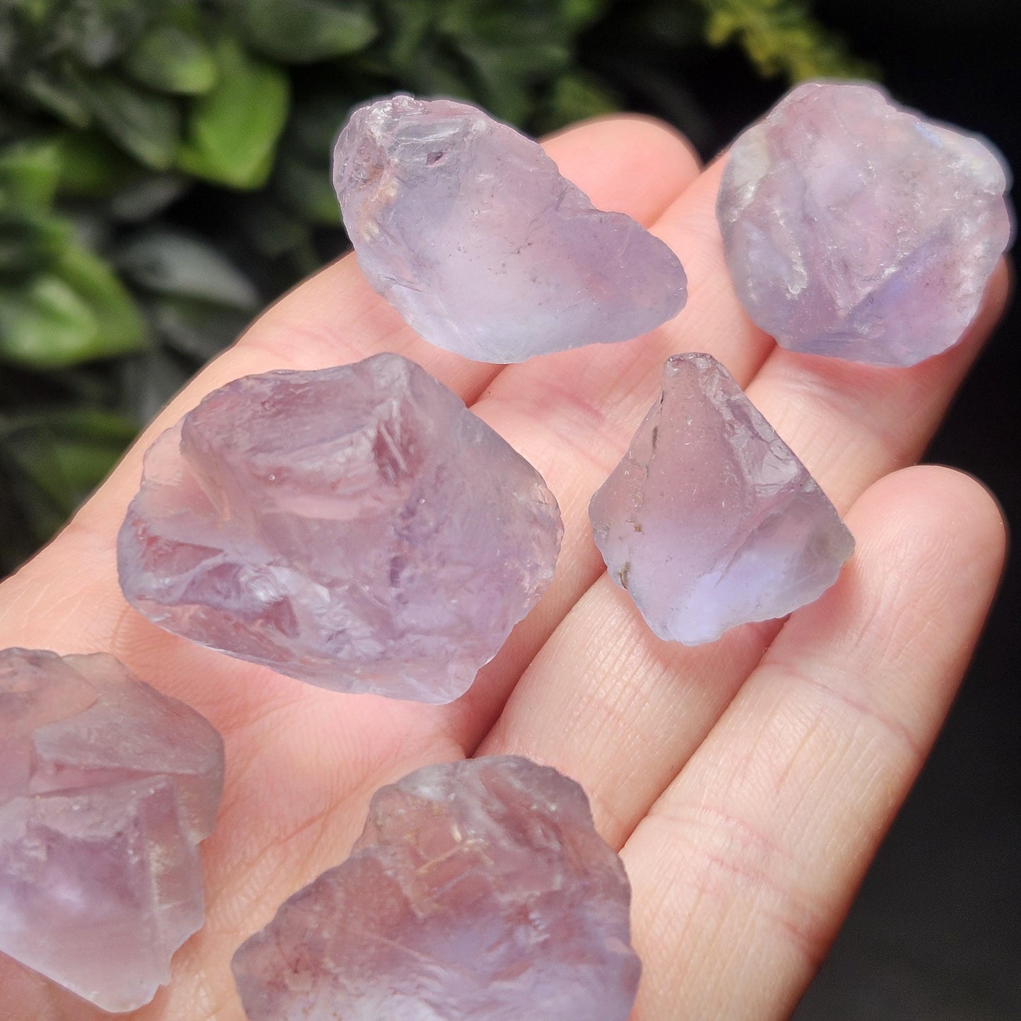 Himalayan Purple Fluorite Crystal, Raw Blue Purple Fluorite Specimen