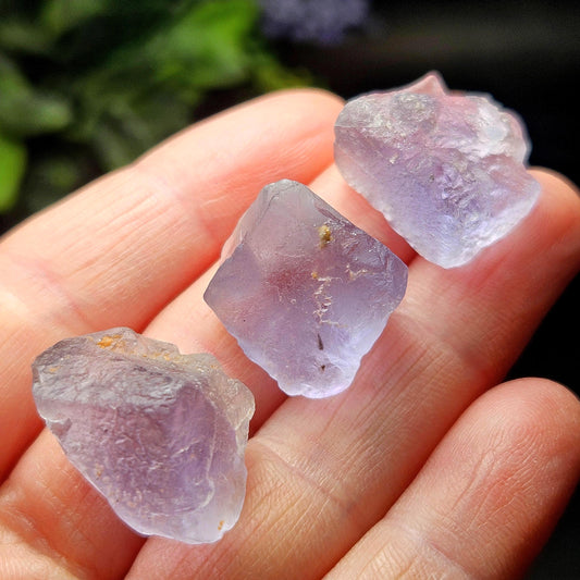 Himalayan Purple Fluorite Crystal, Raw Blue Purple Fluorite Specimen