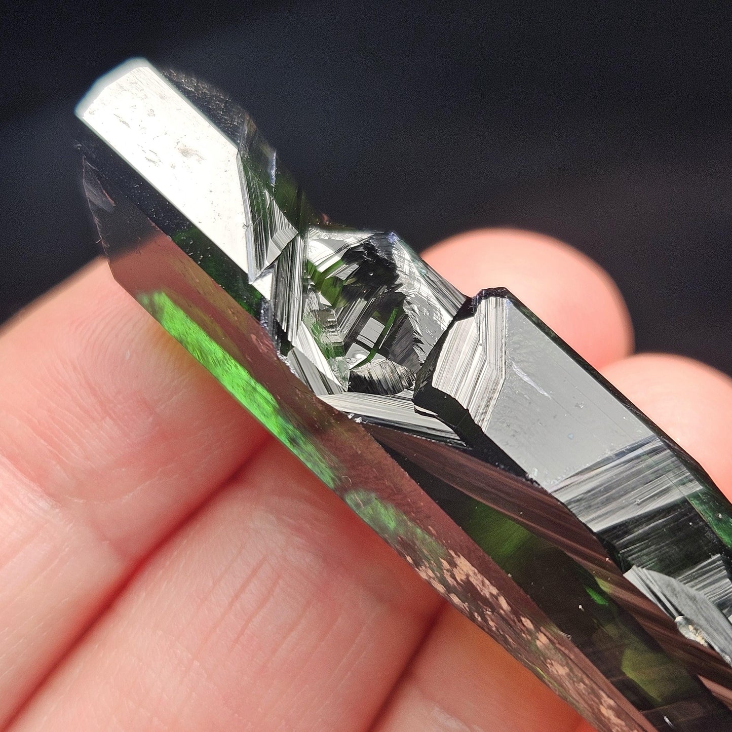 Vivianite Crystal Specimen 11.60g, Terminated Vivianite Crystal, Raw Blue