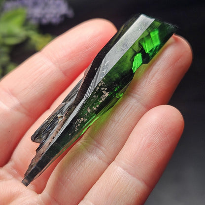Vivianite Crystal Specimen 11.60g, Terminated Vivianite Crystal, Raw Blue