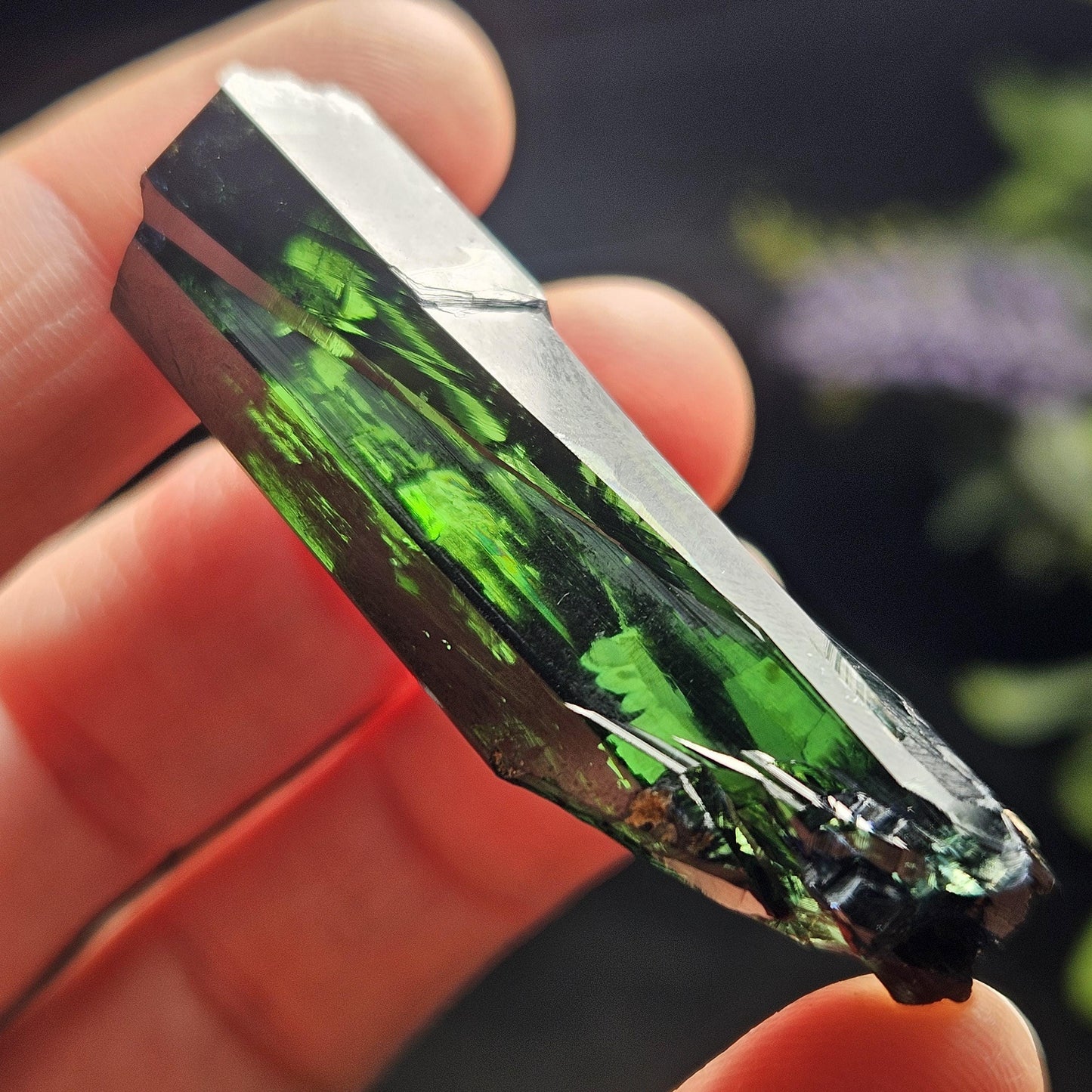 Vivianite Crystal Specimen 13.11g, Terminated Vivianite Crystal, Raw Blue