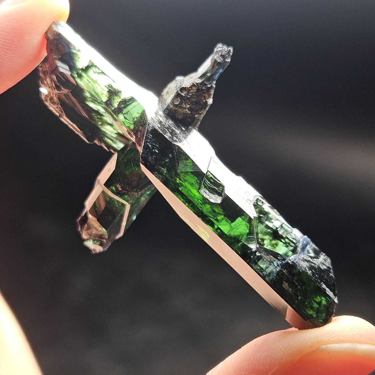 Vivianite Crystal Specimen 19.10g, Terminated Vivianite Crystal, Raw Blue