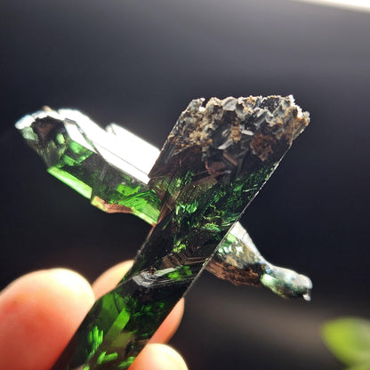 Vivianite Crystal Specimen 19.10g, Terminated Vivianite Crystal, Raw Blue