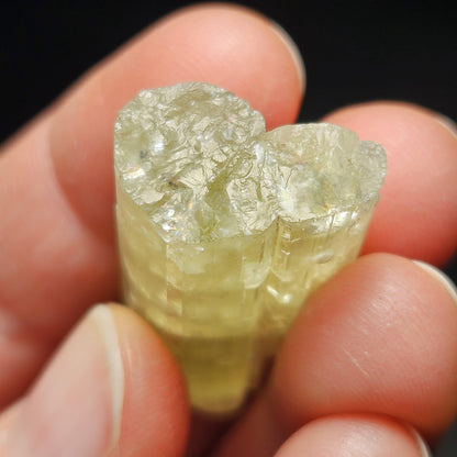 Terminated Heliodor Crystal 11.8g, AAA Golden Beryl
