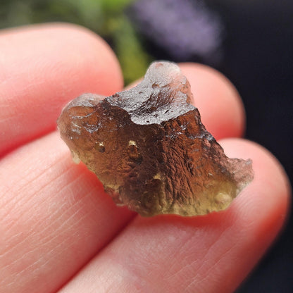 Genuine Moldavite Specimen 2.29g, Authentic Moldavite Tektite, Moldavite Crystal