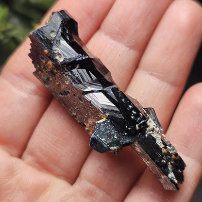 Vivianite Crystal Specimen 15.36g, Terminated Vivianite Crystal, Raw Blue
