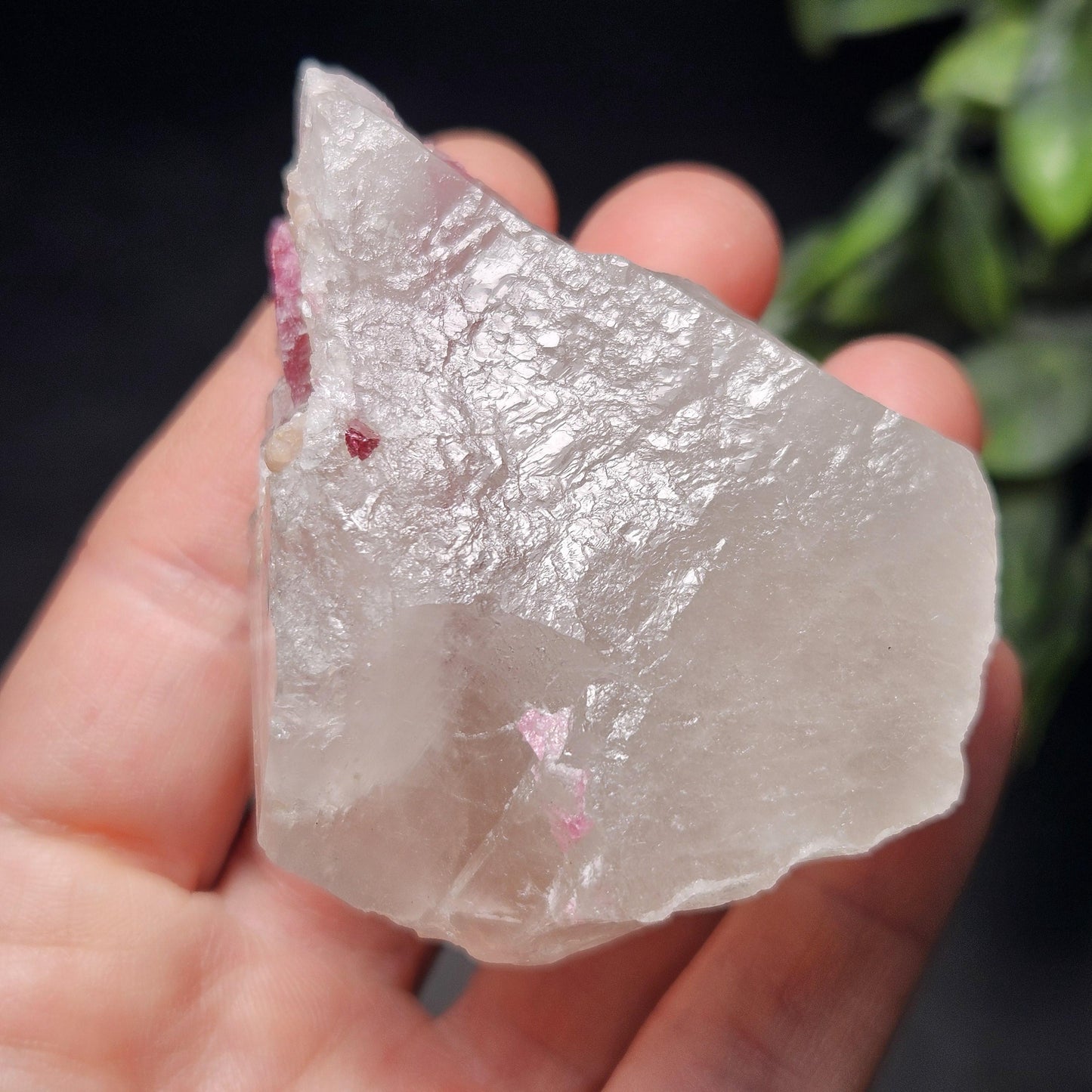 Bubblegum Pink Tourmaline in Quartz from Brazil 121.67g, Raw Brazilian Tourmaline Specimen, Pink Tourmaline Crystal