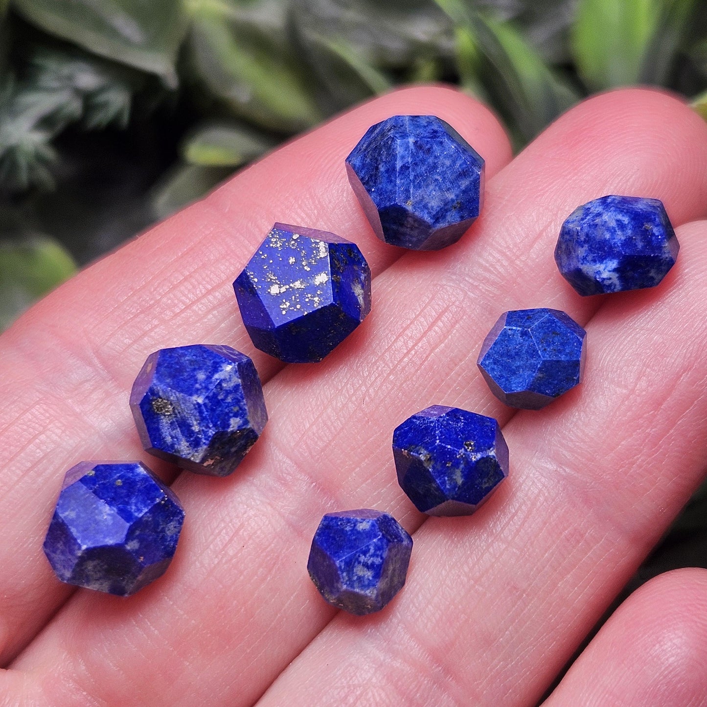 Lapis Lazuli Polished Faceted Stone, Polished Lapis Lazuli Stone, Lapis Lazuli Multi Faceted Crystal Specimen