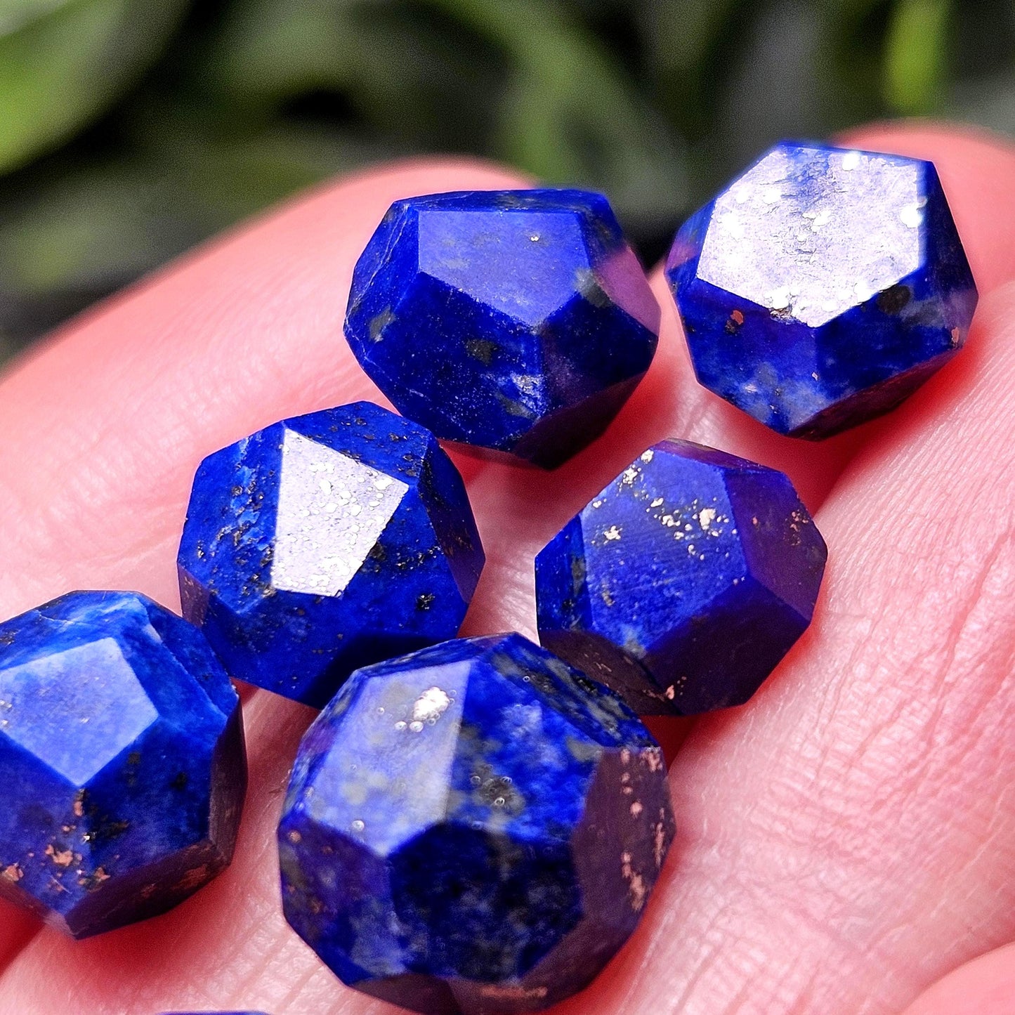 Lapis Lazuli Polished Faceted Stone, Polished Lapis Lazuli Stone, Lapis Lazuli Multi Faceted Crystal Specimen