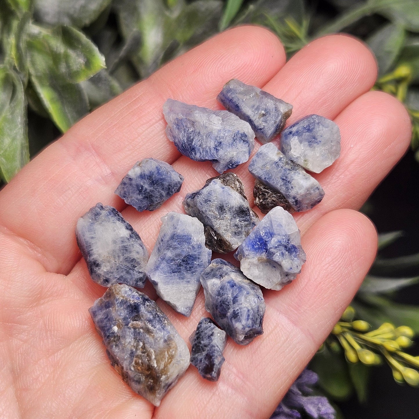 Raw Blue Sapphire Stone, Natural Himalayan Sapphire Crystal from Badakhshan, Color Zoning Sapphire