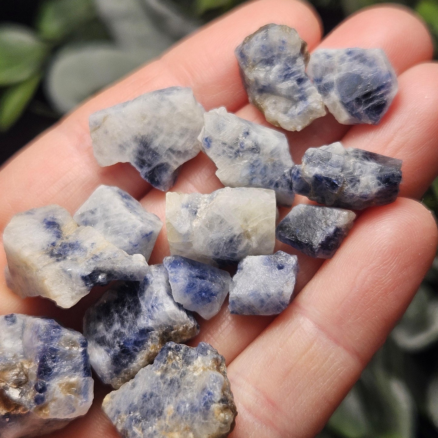 Raw Blue Sapphire Stone, Natural Himalayan Sapphire Crystal from Badakhshan, Color Zoning Sapphire
