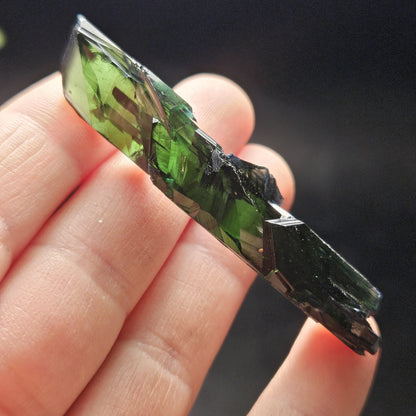 Vivianite Crystal Specimen 11.97g, Terminated Vivianite Crystal, Raw Blue