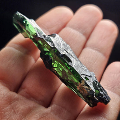 Vivianite Crystal Specimen 11.97g, Terminated Vivianite Crystal, Raw Blue