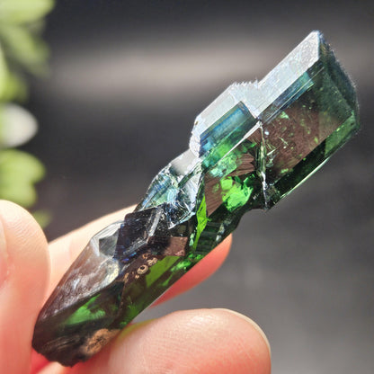 Vivianite Crystal Specimen 11.97g, Terminated Vivianite Crystal, Raw Blue