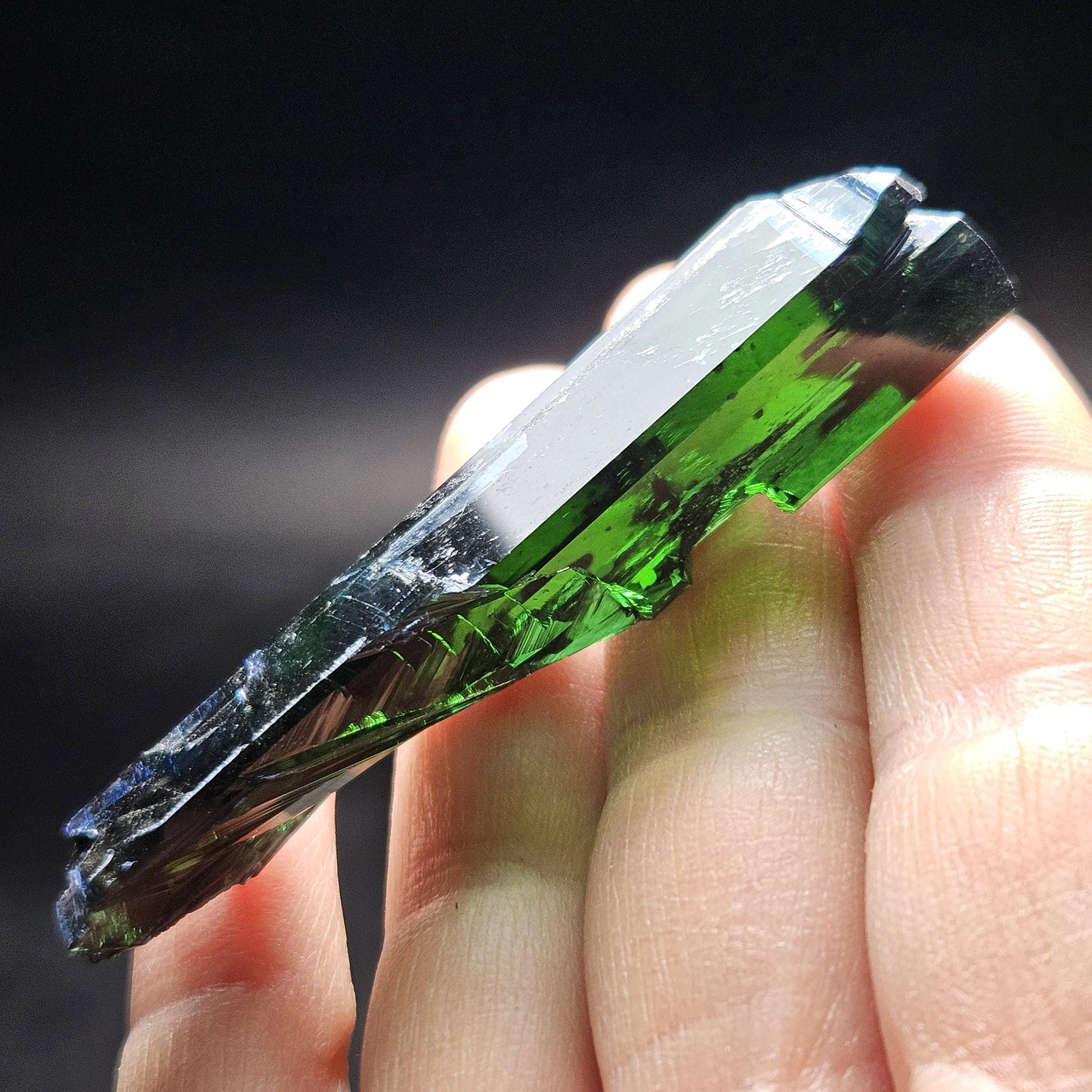 Vivianite Crystal Specimen 16.09g, Terminated Vivianite Crystal, Raw Blue