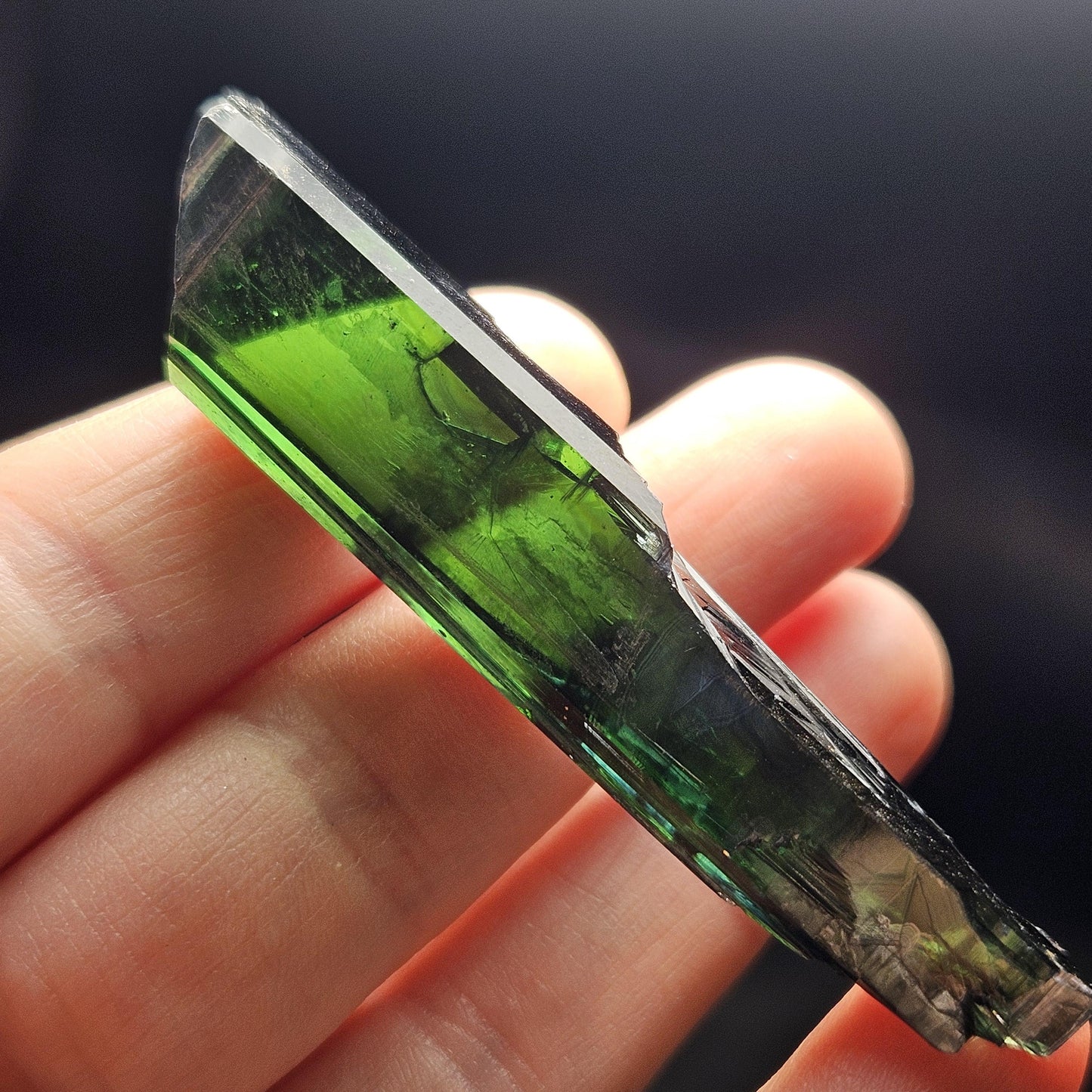 Vivianite Crystal Specimen 16.09g, Terminated Vivianite Crystal, Raw Blue