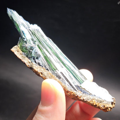 Vivianite Crystal Cluster 66.54g, Terminated Vivianite Crystal Specimen, Raw Blue