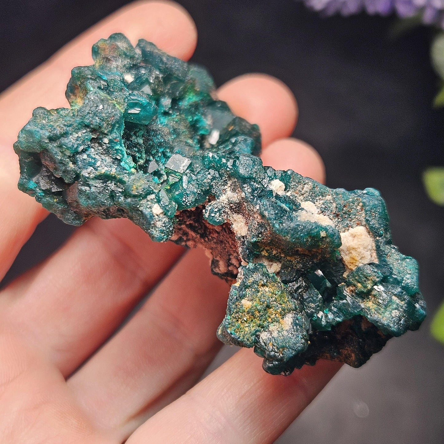 Dioptase Specimen from Congo 50.15g