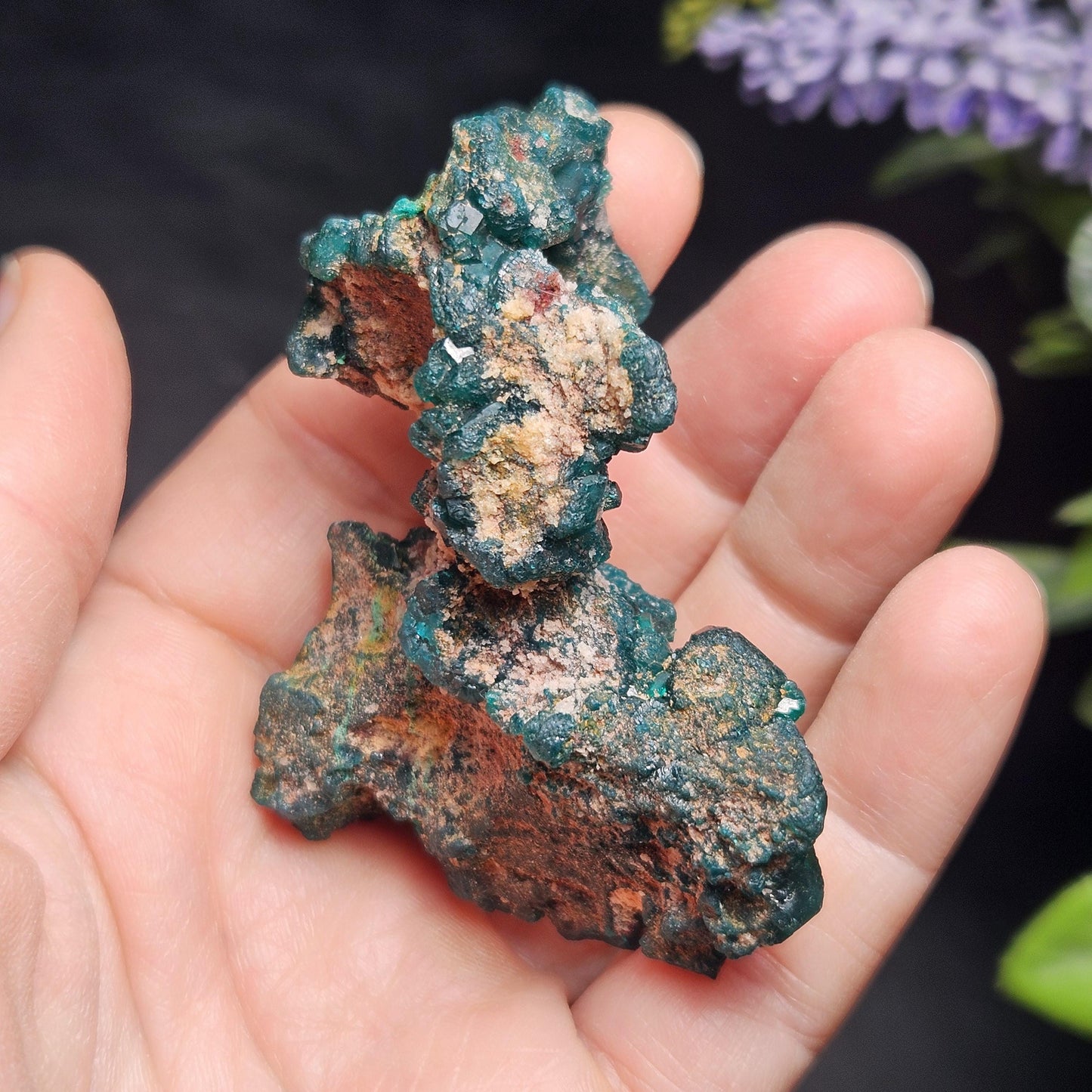 Dioptase Specimen from Congo 50.15g