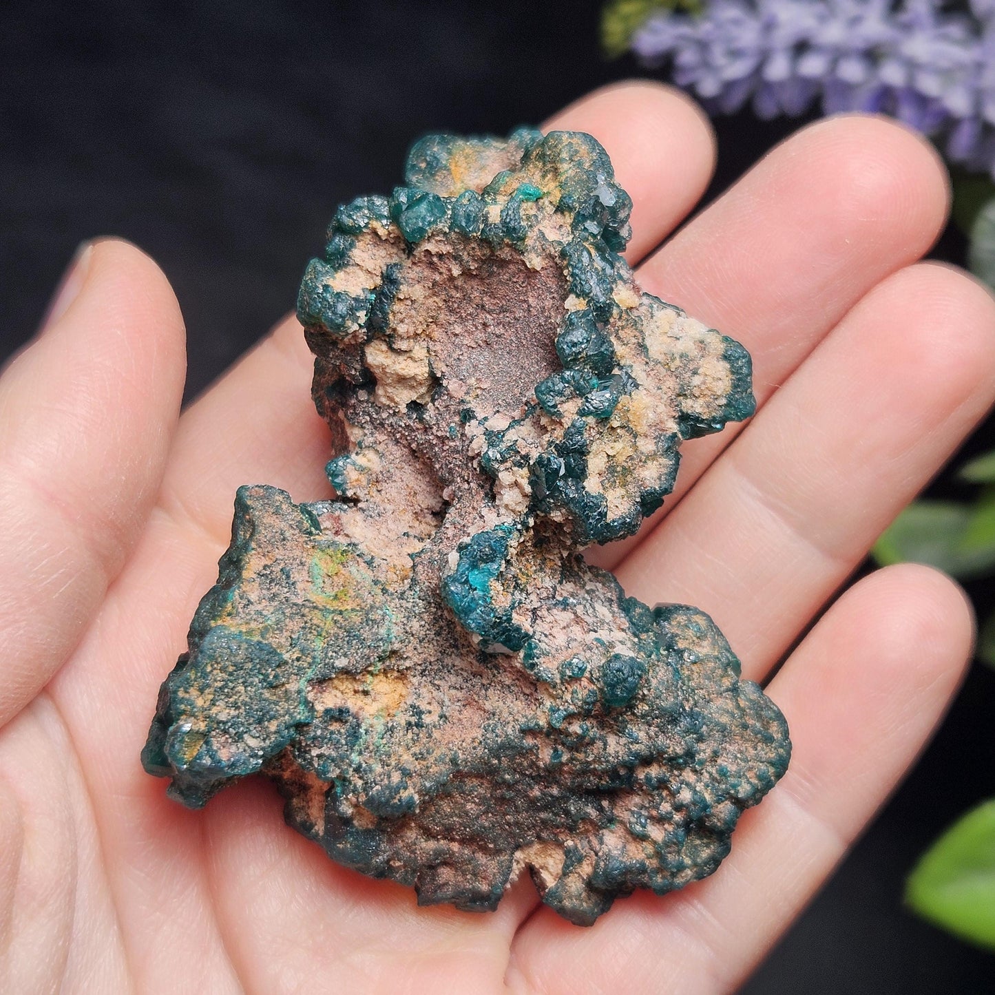 Dioptase Specimen from Congo 50.15g