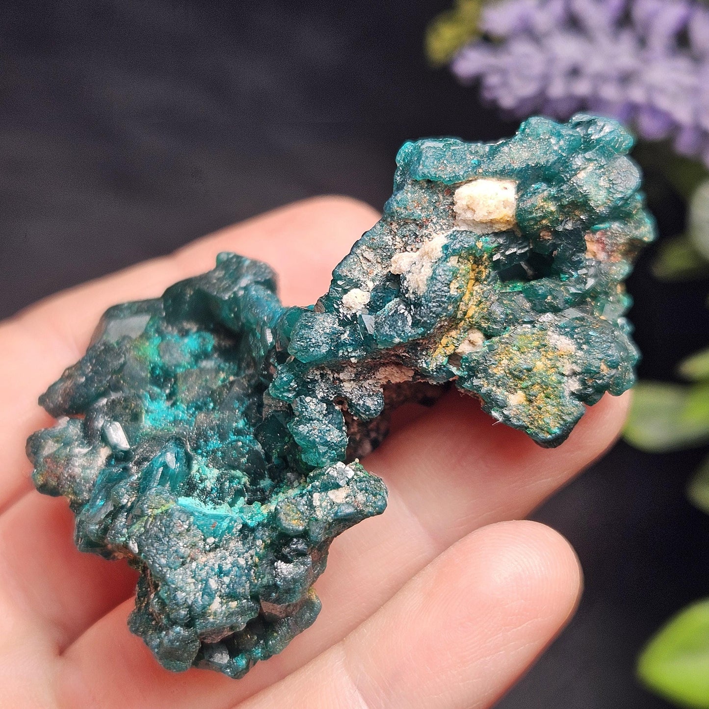 Dioptase Specimen from Congo 50.15g