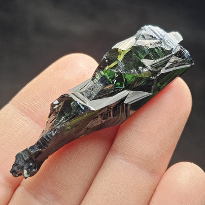 Vivianite Crystal Specimen 9.54g, Terminated Vivianite Crystal, Raw Blue