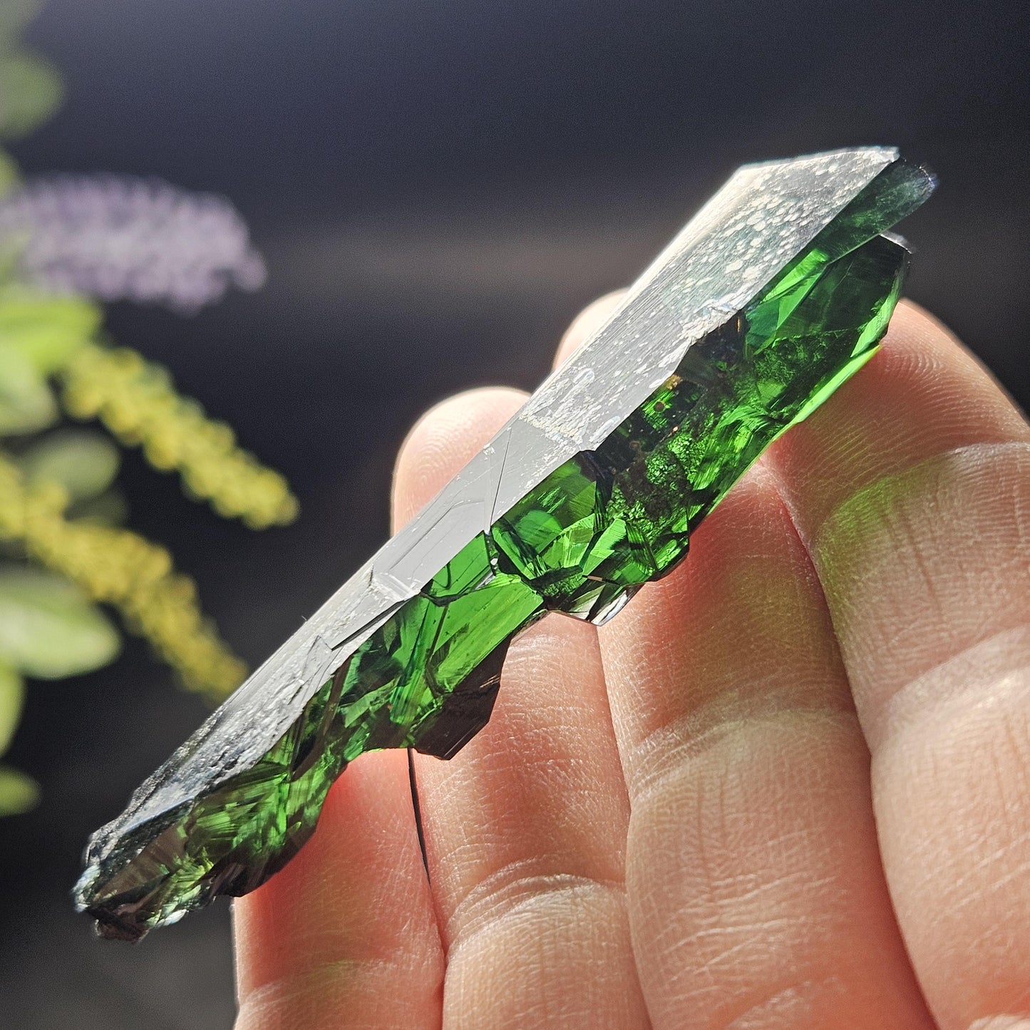 Vivianite Blade Crystal Specimen 14.50g, Terminated Vivianite Crystal, Raw Blue