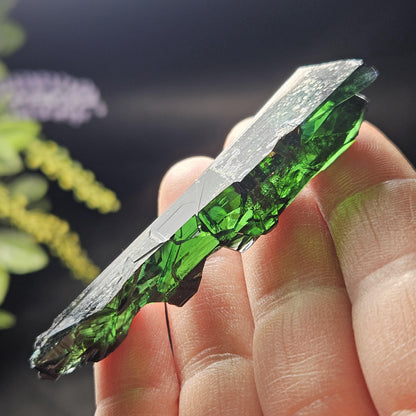 Vivianite Blade Crystal Specimen 14.50g, Terminated Vivianite Crystal, Raw Blue