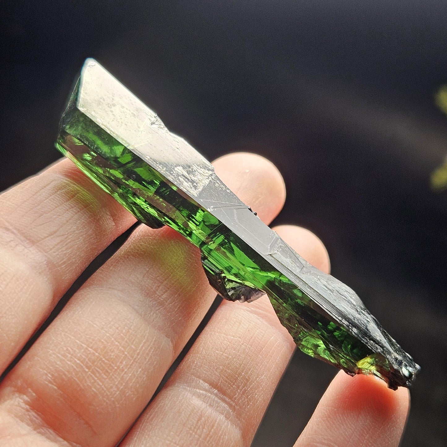Vivianite Blade Crystal Specimen 14.50g, Terminated Vivianite Crystal, Raw Blue