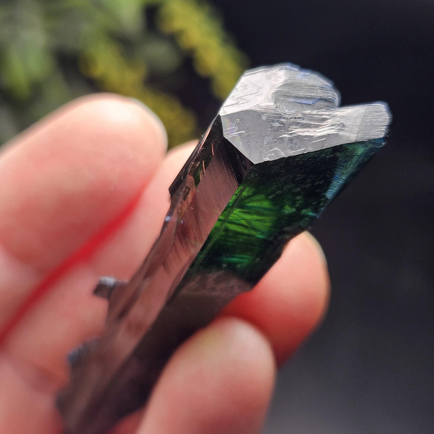 Vivianite Blade Crystal Specimen 14.50g, Terminated Vivianite Crystal, Raw Blue