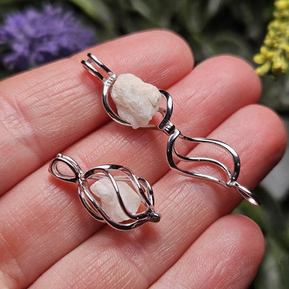 Sterling Silver Phenacite Crystal Pendant, Phenacite Necklace, Phenacite Jewelry, Phenakite Pendant