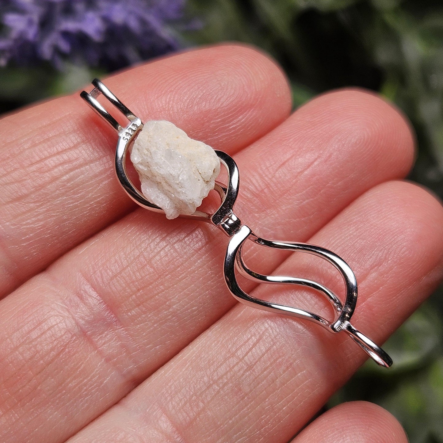 Sterling Silver Phenacite Crystal Pendant, Phenacite Necklace, Phenacite Jewelry, Phenakite Pendant