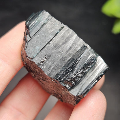 Blue Tourmaline Crystal 47.67g, Indicolite Specimen from Brazil, Blue Indicolite Crystal, Bicolor Tourmaline