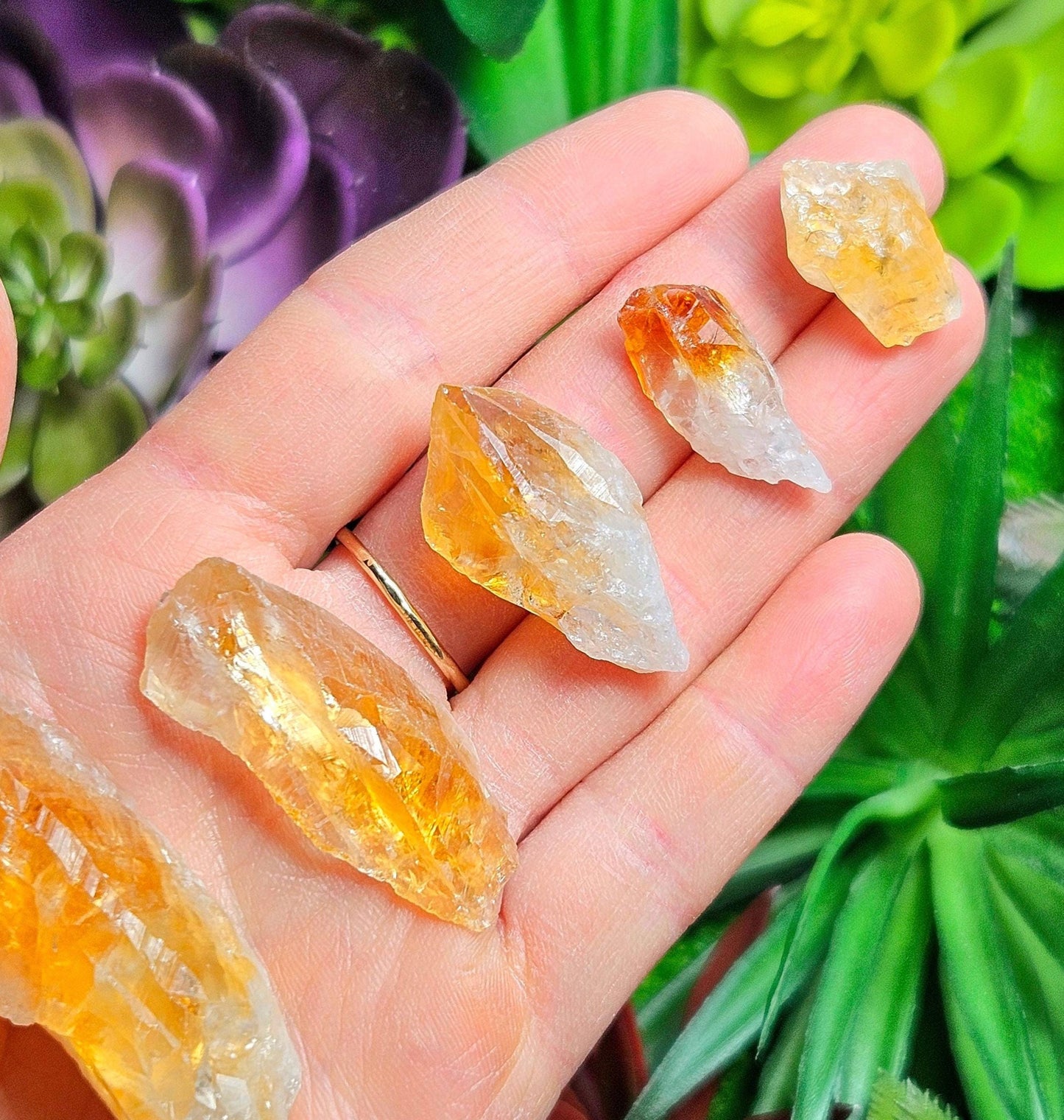 Raw Citrine Crystal, Brazilian Citrine Stone, Citrine Gemstone, Yellow Birthstone