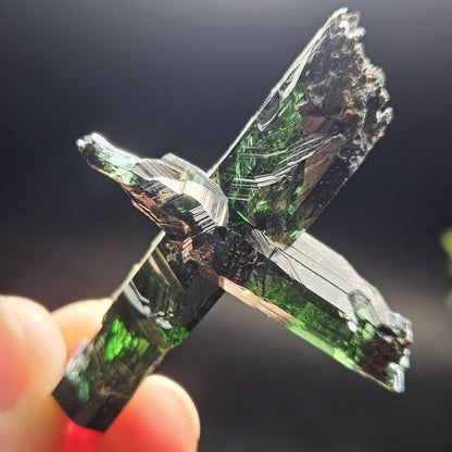 Vivianite Crystal Specimen 19.10g, Terminated Vivianite Crystal, Raw Blue