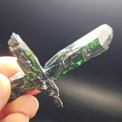 Vivianite Crystal Specimen 19.10g, Terminated Vivianite Crystal, Raw Blue