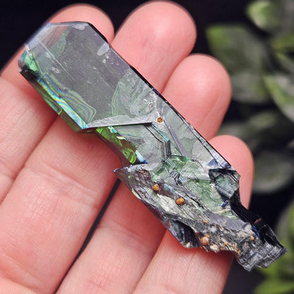 Vivianite Crystal Specimen 17.15g, Terminated Vivianite Crystal, Raw Blue