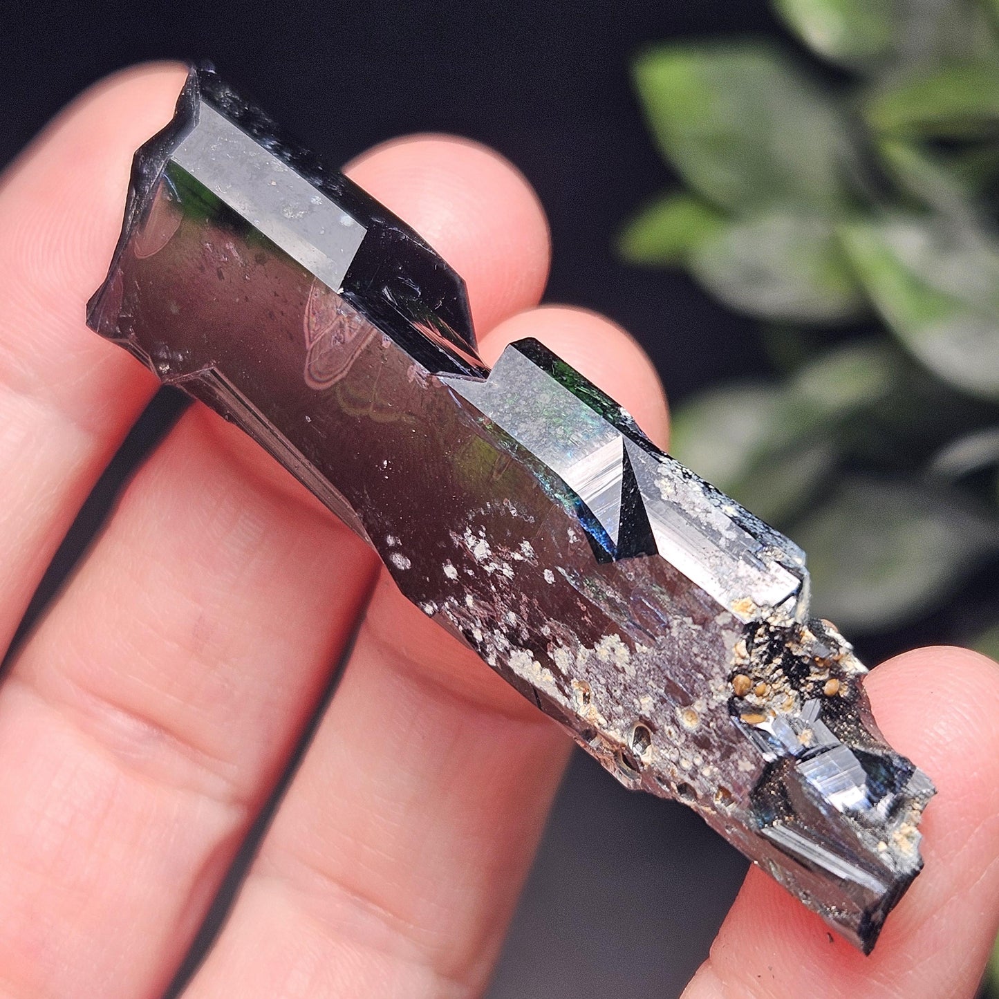 Vivianite Crystal Specimen 17.15g, Terminated Vivianite Crystal, Raw Blue