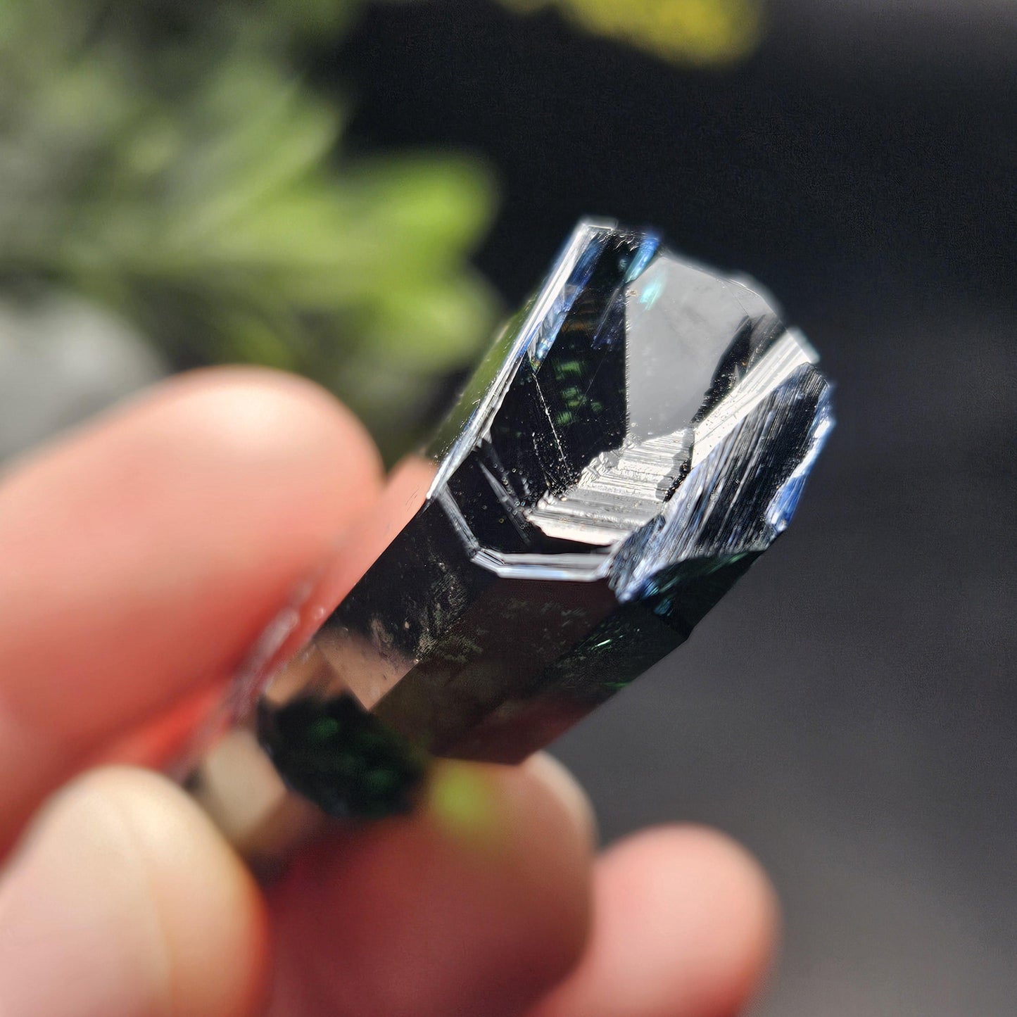 Vivianite Crystal Specimen 17.15g, Terminated Vivianite Crystal, Raw Blue