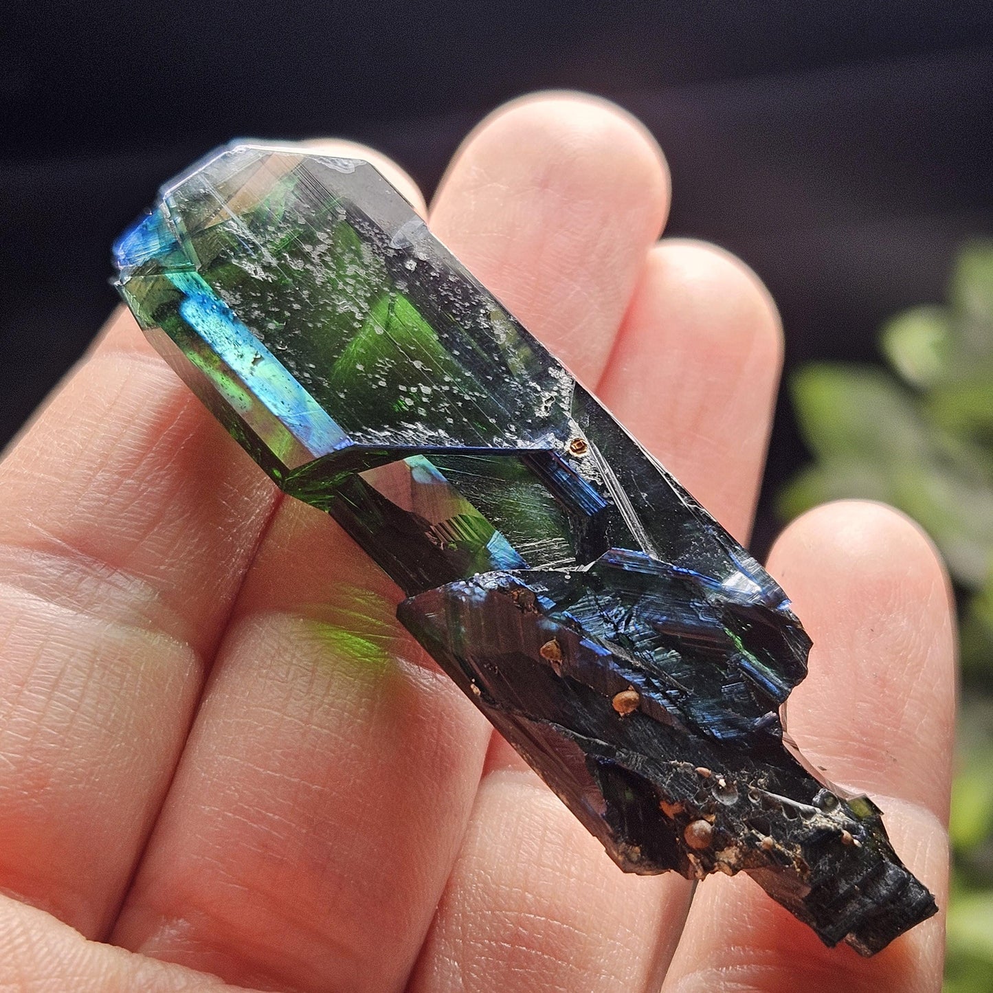 Vivianite Crystal Specimen 17.15g, Terminated Vivianite Crystal, Raw Blue
